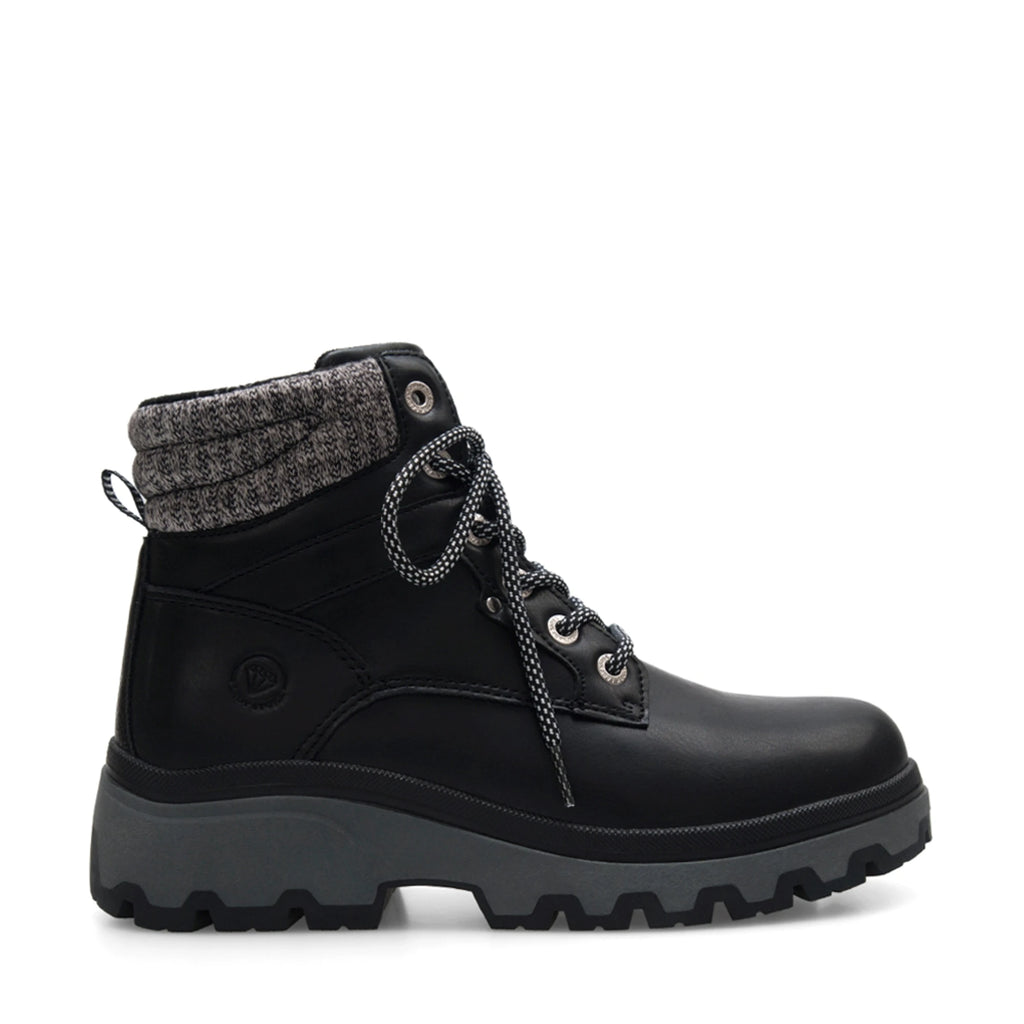 Lady Stork Bota Clarke Cano Alto Taco Medio Sintético Taupe