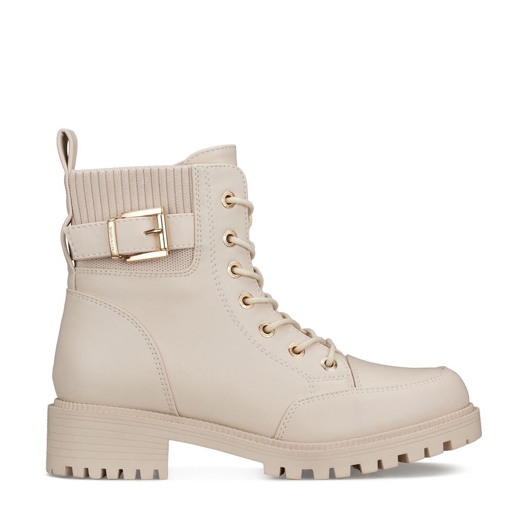 Lady Stork Bota Amapola Cano Curto Salto Bloco Sintético Preto
