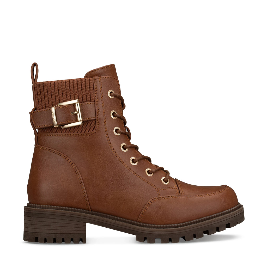 Lady Stork Bota Amapola Cano Curto Salto Bloco Sintético Preto