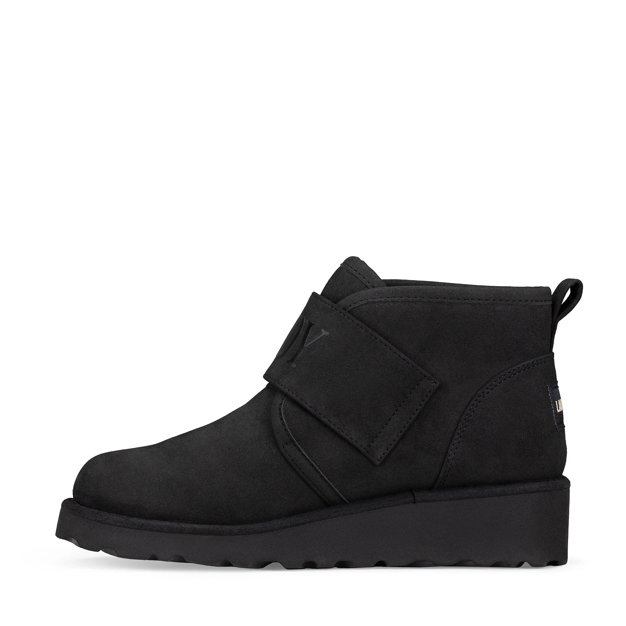 Lady Stork Bota Faustina Cano Curto Salto Bloco Sintético