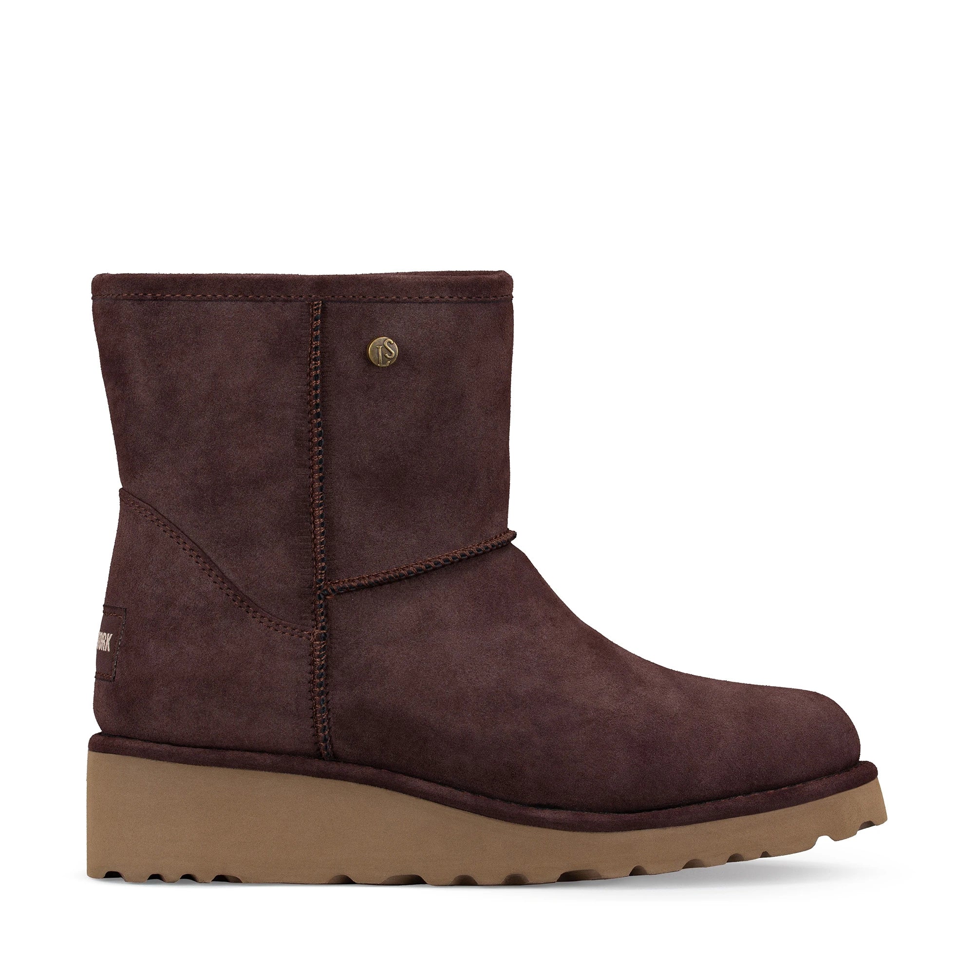 Lady Stork Bota Ariana Cano Curto Salto Bloco Sintético