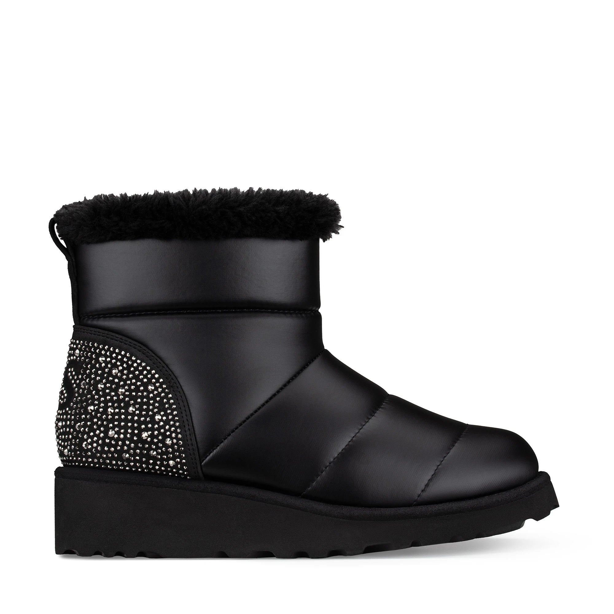 Lady Stork Bota Clara Cano Curto Salto Bloco Sintético Taupe