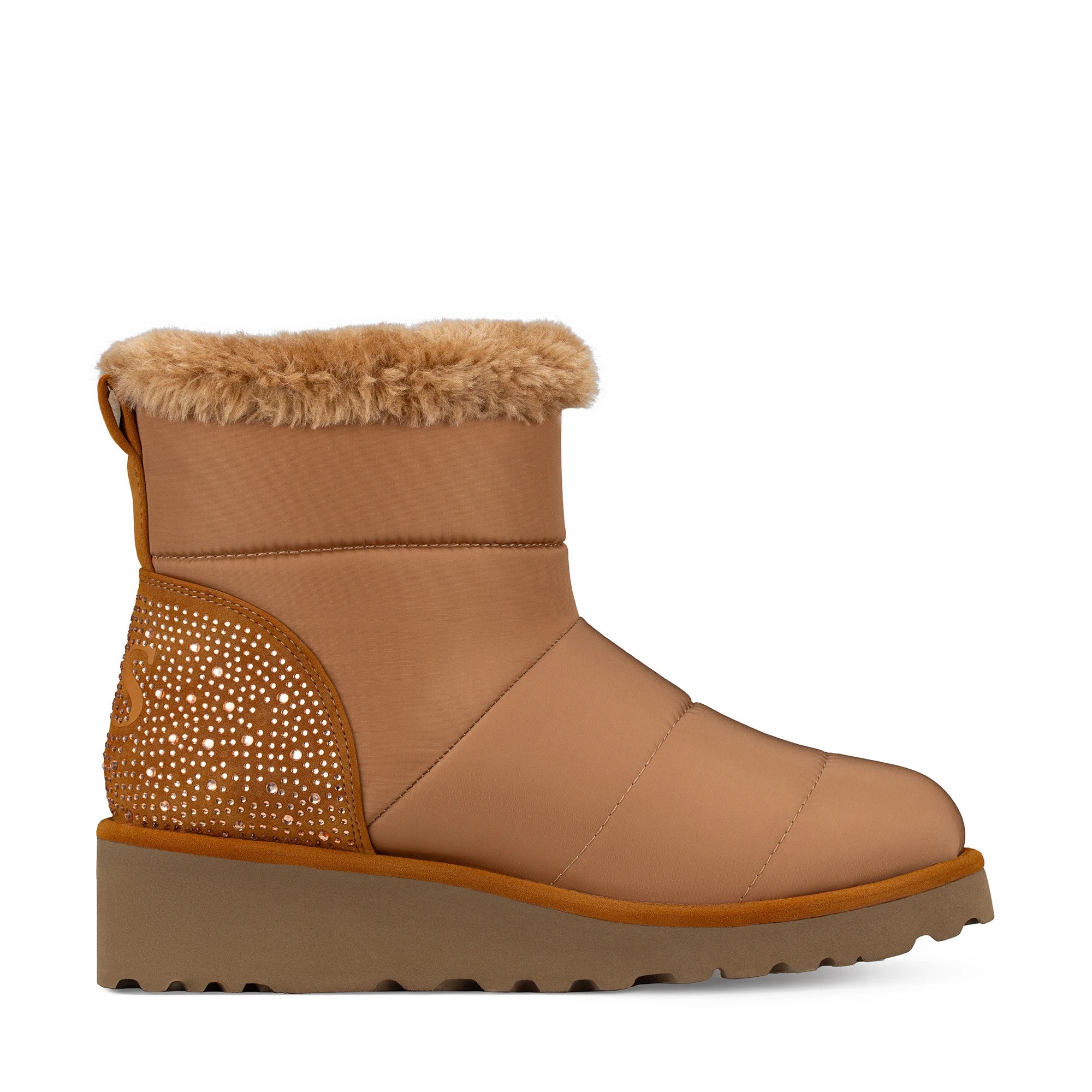 Lady Stork Bota Ariana Cano Curto Salto Bloco Sintético