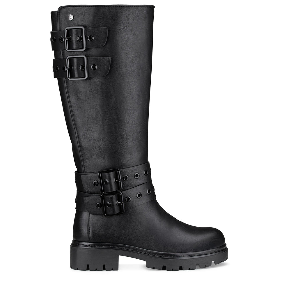 Lady Stork Bota Ariana Cano Curto Salto Bloco Sintético