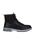 Lady Stork Bota Amapola Cano Curto Salto Bloco Sintético Preto