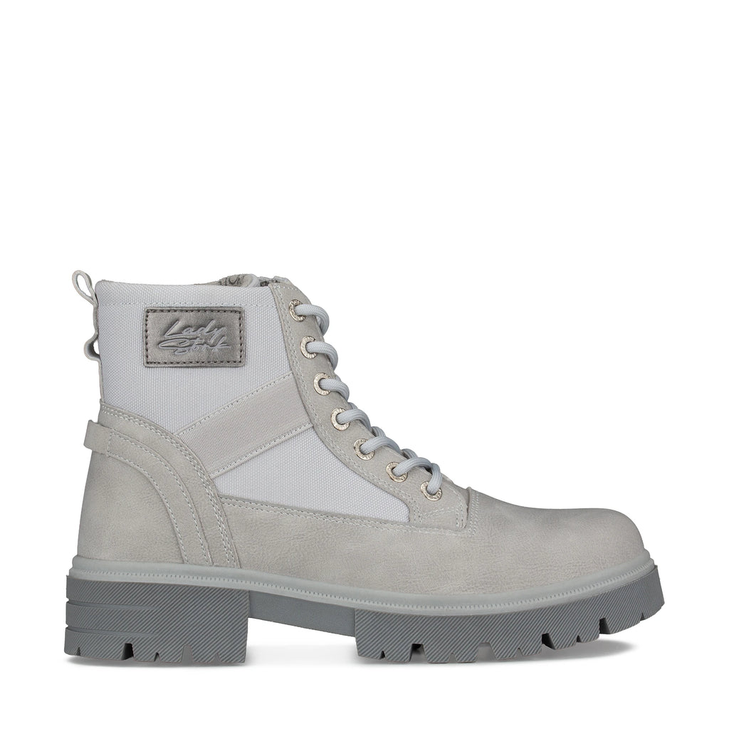 Lady Stork Bota Astrid Cano Curto Salto Bloco Sintético Chocolate