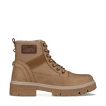 Lady Stork Bota Andy Cano Curto Salto Bloco Sintético Negro