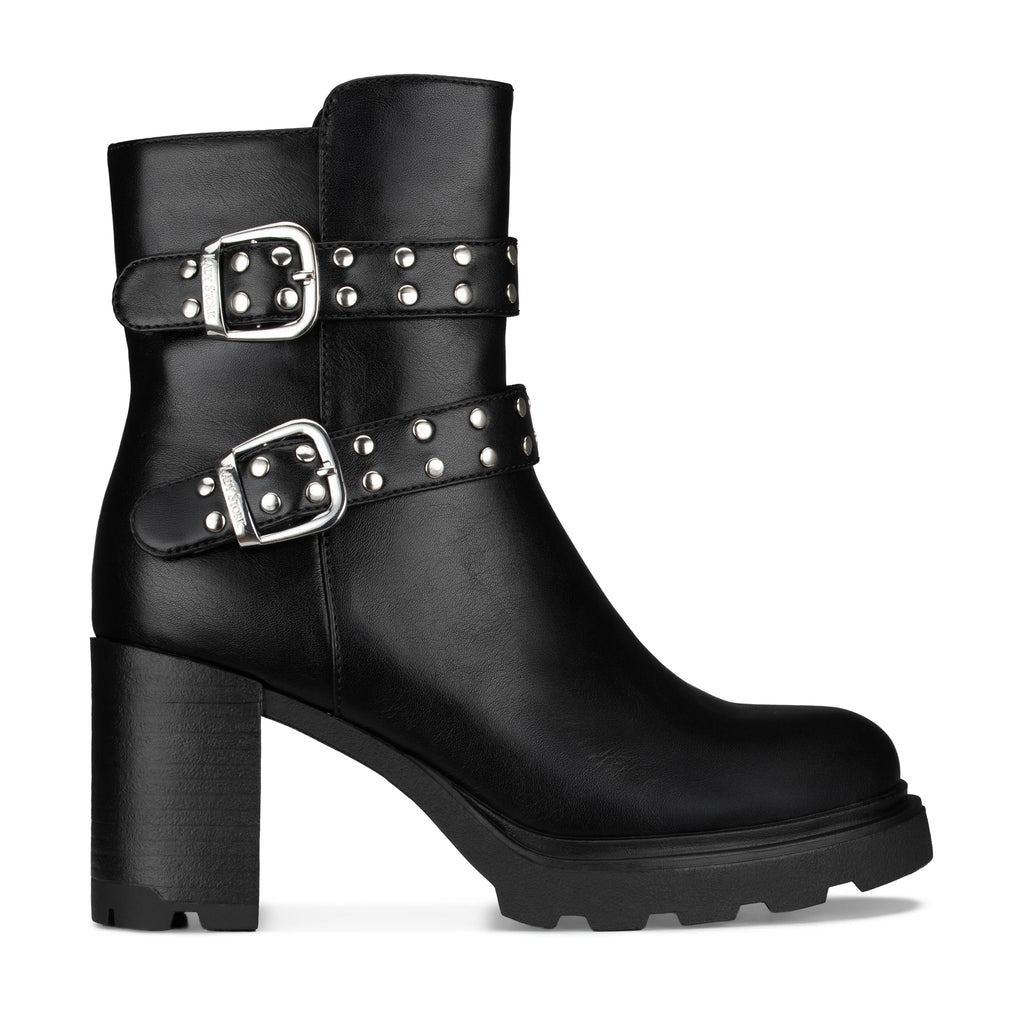 Lady Stork Bota Ariana Cano Curto Salto Bloco Sintético