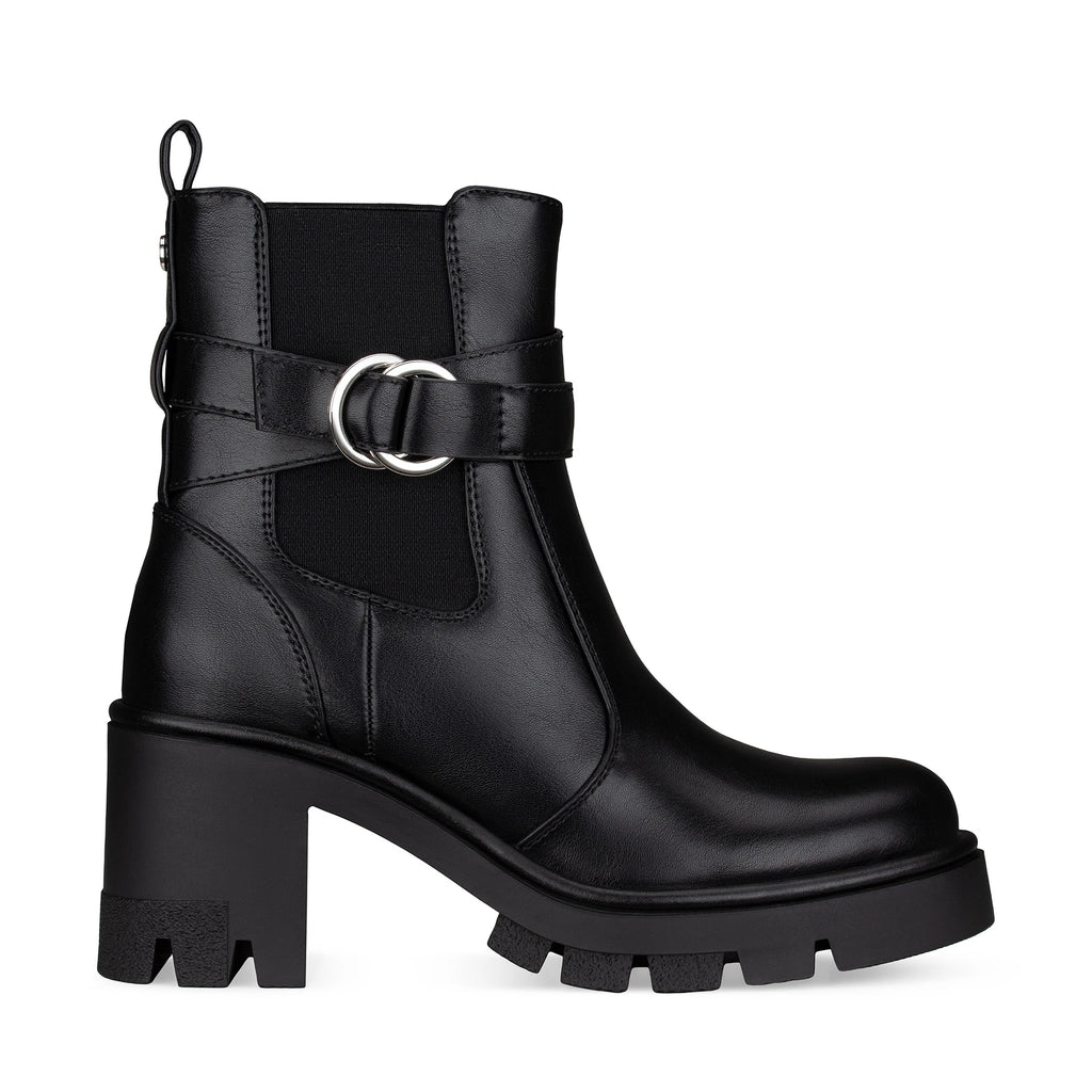 Lady Stork Bota Ariana Cano Curto Salto Bloco Sintético