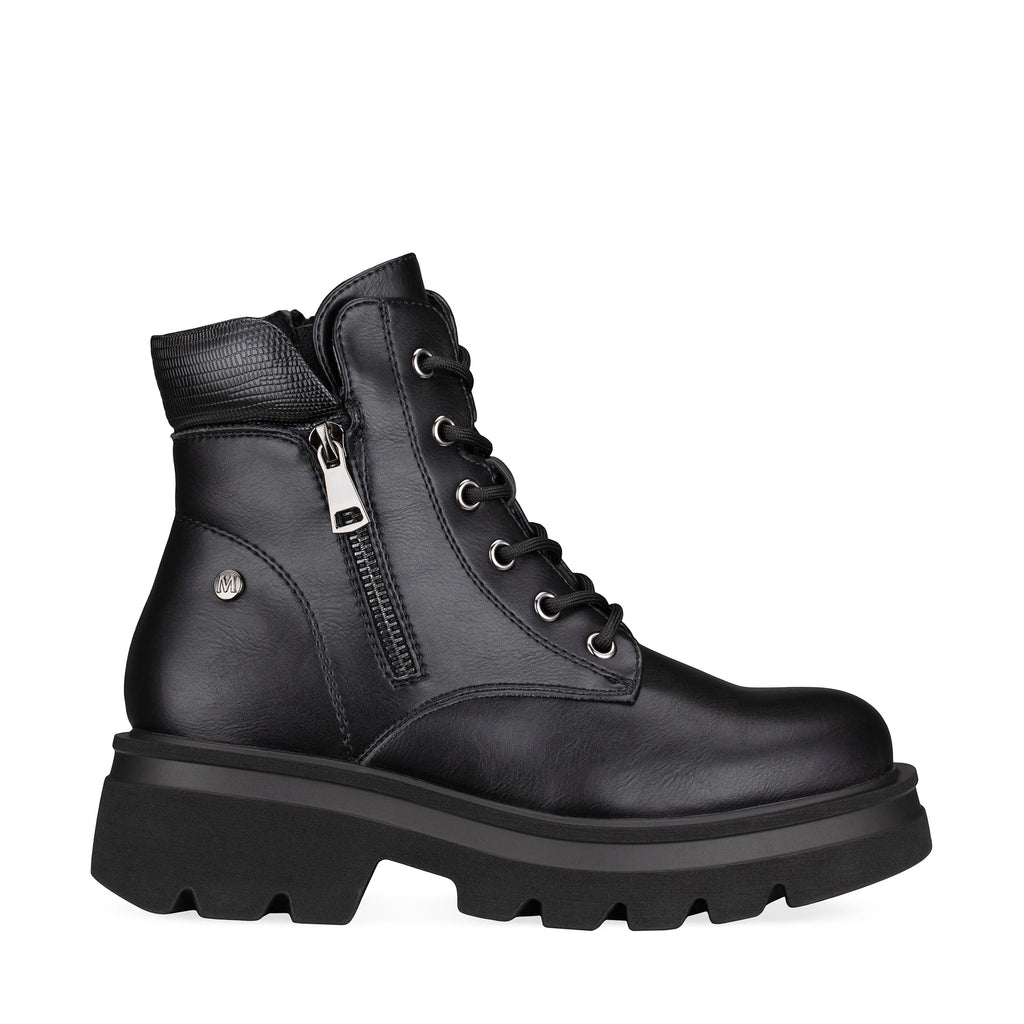 Lady Stork Bota Cielo Cano Curto Salto Bloco Sintético